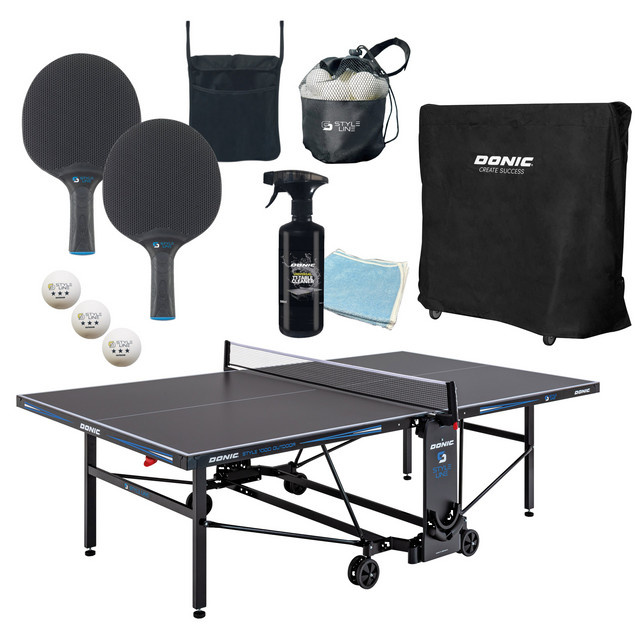 DONIC Tischtennis-Set Style 1000 Outdoor inklusive Zubehör - Bild 1
