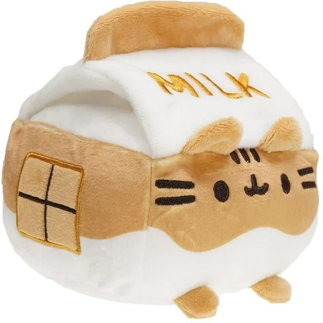 Hamburger Katze Plüschtier Graues Stofftier Puppe 28cm - Bild 1