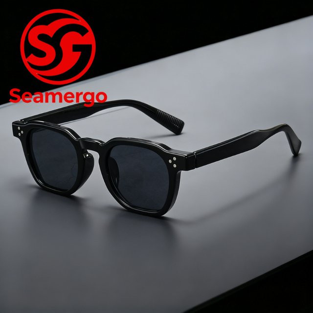 SNQP Sonnenbrille, oval, Vollrand, Kunststoff, Unisex, schwarz - Bild 1