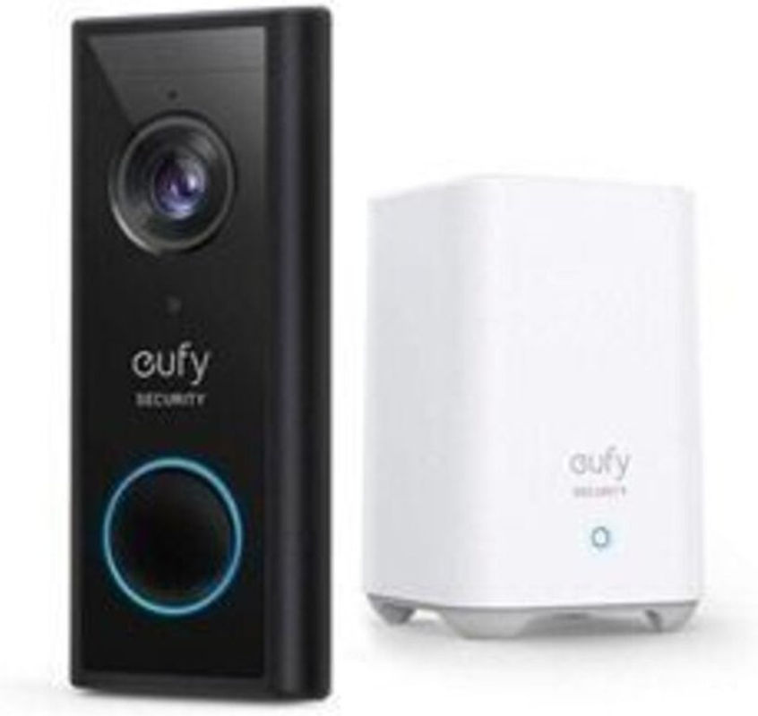 eufy Video Doorbell Battery Set 2K Videotürklingel mit HomeBase Schwarz - Bild 3
