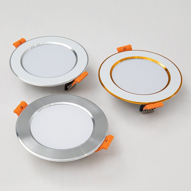 SICCSAEE Dimmbares LED-Downlight in Weiß, runde Einbau-LED-Deckenleuchte mit 3 Farbtönen (CCT) - Bild 1
