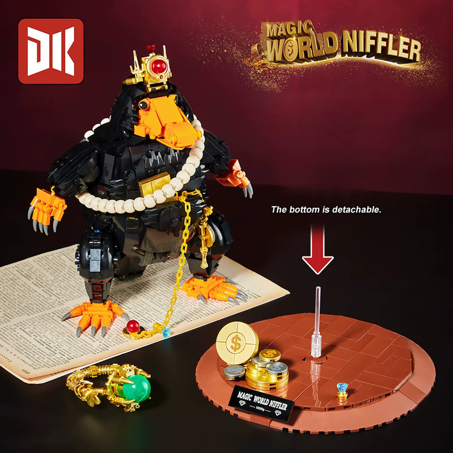 Wishiot Mini Bricks Bausteine Set Tier Modell aus 1148 Teilen, Buntes DIY Spielzeug für Jungen und Sammler - Bild 3