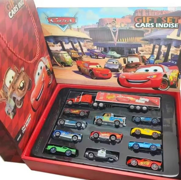 Disney Pixar Cars Lightning McQueen Jackson Storm Mack Truck, Druckguss Metall Auto Modell, 1:55, ab 14 Jahren - Bild 1