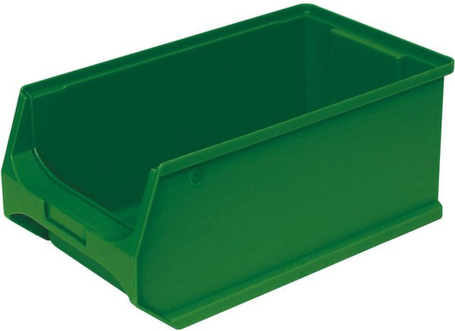 BRB Profi Sichtboxen LB3, grün, 20 Stück, B/T/H: 20,0 x 15,0 x 35,0 cm - Bild 1