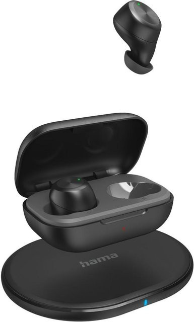 Hama Passion Chop Bluetooth In-Ear Kopfhörer TWS mit Wireless Charging und USB-C in Schwarz - Bild 1