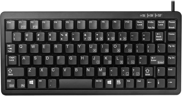 Cherry G84-4100 Mechanische Compact-Tastatur, Schwarz, US-Englisch Layout - Bild 3