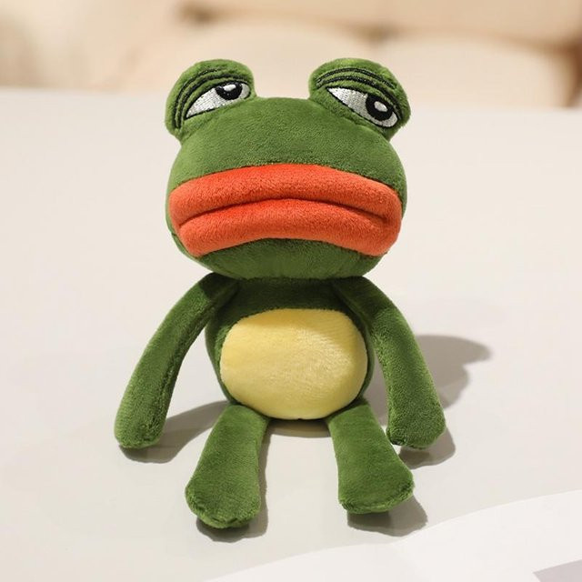 Yiran Health & Beauty Hässlicher Frosch Plüschtier, 18cm, ab 14 Jahren - Bild 1