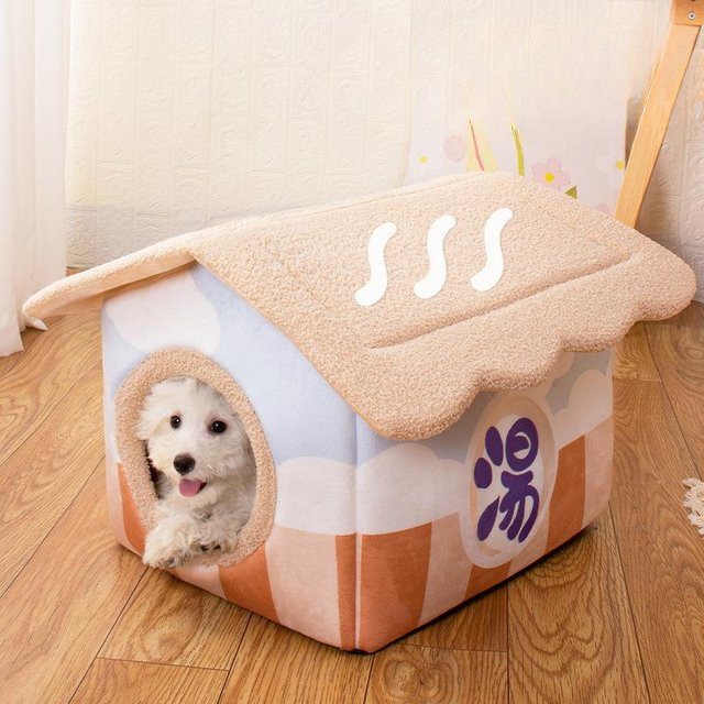 Herausnehmbares Haustiernest im japanischen Design als rutschfestes Katzenbett und Hundehütte für alle Jahreszeiten von Household supplies MH - Bild 1