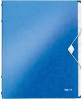 Leitz Ordnungsmappe WOW A4 mit 12 Fächern aus Kunststoff in Blau und Grau - Bild 1