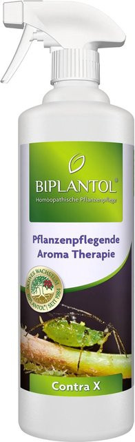 Biplantol Aroma-Therapie Contra X 1 biologisches Pflanzentonikum zur Bekämpfung von Schadinsekten für Zierpflanzen, Bäume, Sträucher, Gemüse sowie Obst- und Beerengehölze - Bild 1