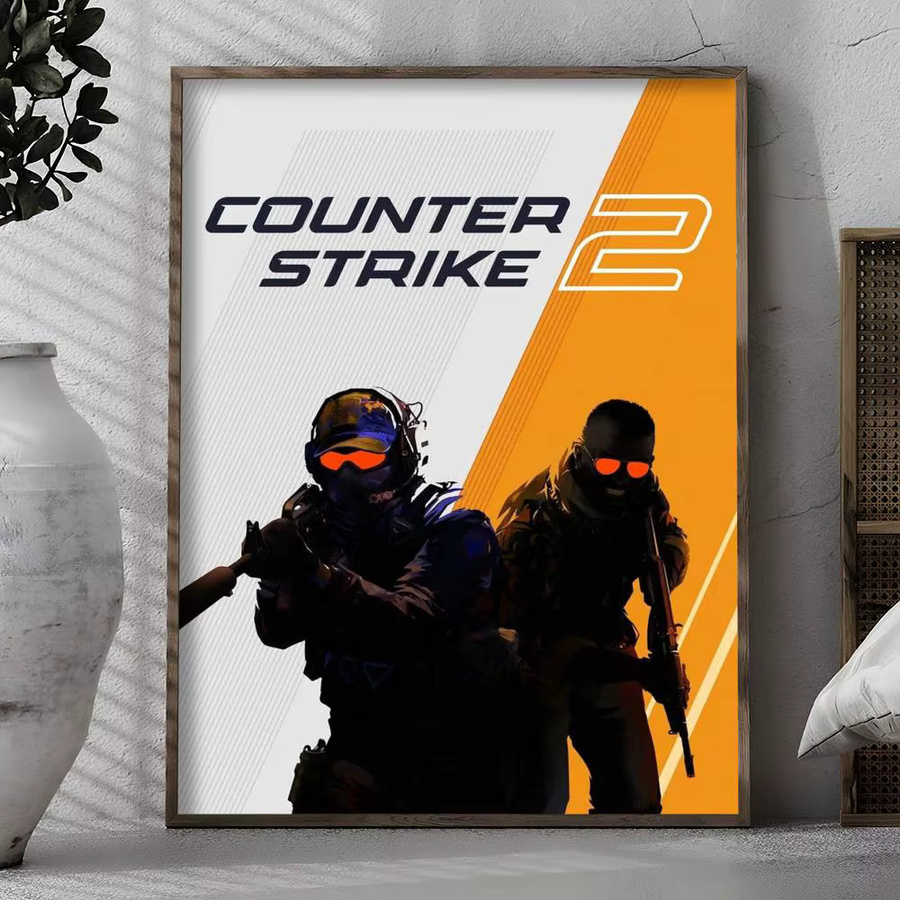 Hot Game CS2 Poster Selbstklebender Wandaufkleber Mehrfarbig B: 20 cm, H: 20 cm - Bild 4