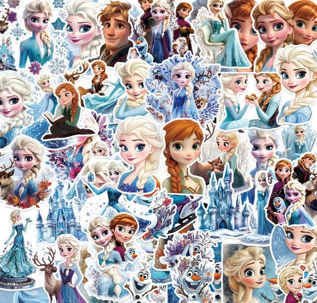 Disney Frozen Elsa Aufkleber, Cartoon, Wasserdicht - Bild 1