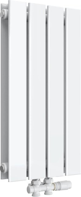 Emke Paneelheizkörper Doppellagig Vertikal Weiß B: 60 cm, H: 30 cm, 327W - Bild 1