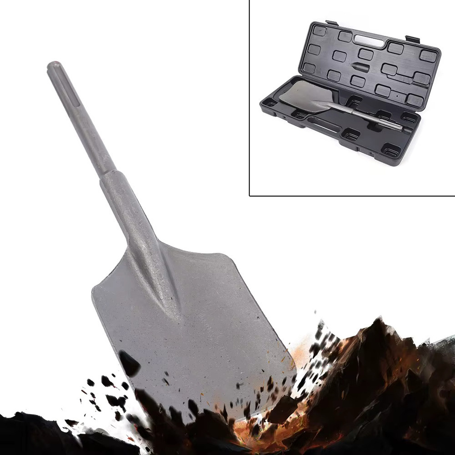 Meißel-Bit für elektrischen Hammer mit 5 Gruben aus Chrom-Stahl in Silber/Grau, 40 Grad Winkel - Bild 3