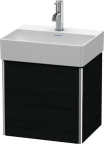 Duravit Waschtischunterschrank XSquare, wandhängend, Schwarz matt, B/T/H: 43,4 x 34 x 39,7 cm - Bild 1