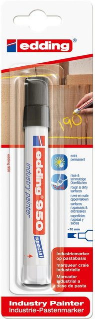 Edding 950 Industry Painter Permanent Marker Weiß 10 mm - Bild 2