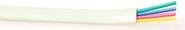ACT Modular Flachbandkabel mit 4 Leitern in Weiß, 100 m (TD604W) - Bild 1