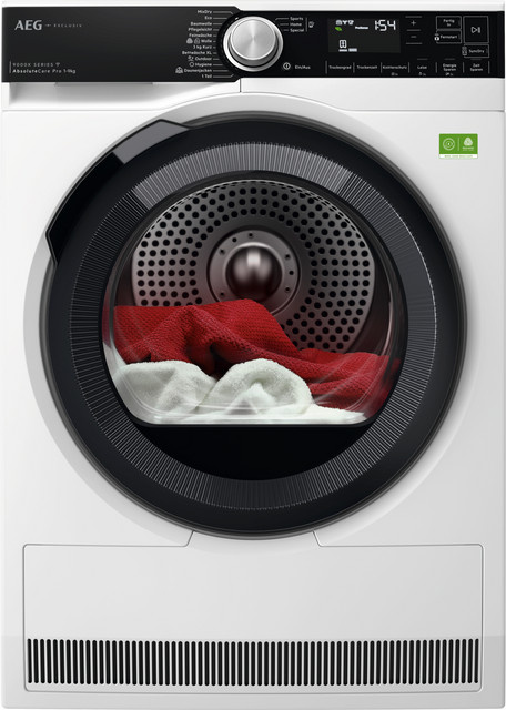 Aeg Lavatherm TR9XW80899 Wärmepumpentrockner weiß mit App-Steuerung und WiFi - Bild 1