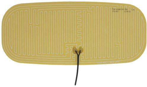 Thermo TECH Polyester Heizfolie 24V 35W Gelb, B: 17,6 cm, L: 40,2 cm - Bild 1