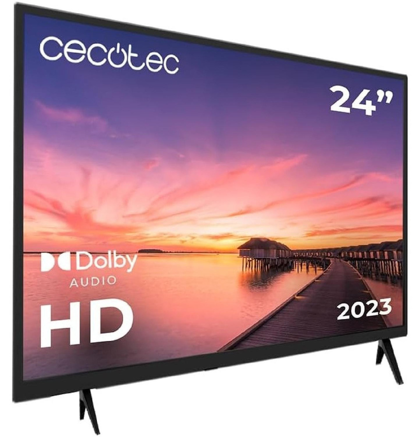 Cecotec 02610 LED Fernseher in Schwarz mit 61 cm (24 Zoll) und HD-Auflösung 1366 x 768 Pixel - Bild 1