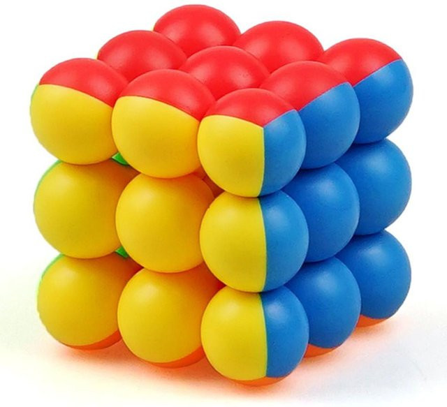 JMNetwork Zauberwürfel 3x3x3 Twist Puzzle Bunt / Mehrfarbig - Bild 1