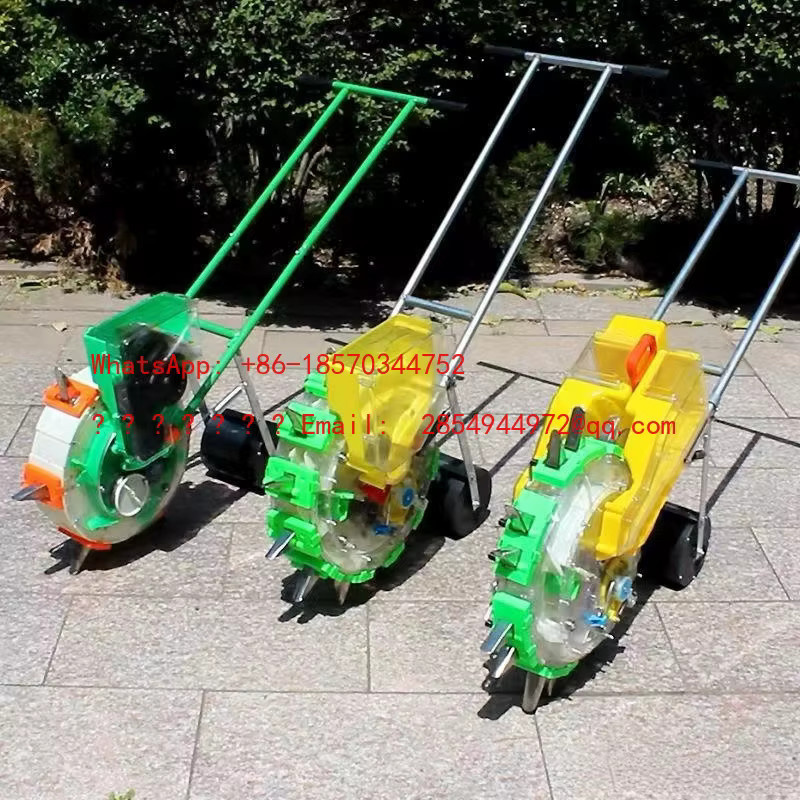Verstellbare Handsämaschine L mit 12 Düsen und Druckrad für einen Pflanzabstand von 15 cm - Bild 2