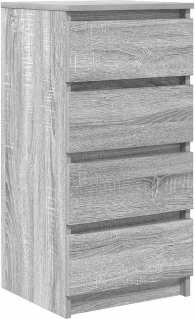 vidaXL Sideboard Grau Sonoma aus Holzwerkstoff B/T/H: 37,5 x 35 x 76 cm - Bild 1