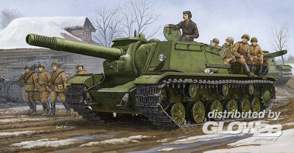 Trumpeter Soviet SU-152 Self-propelled Heavy Howitzer, Fahrzeug, 1:35, Grün - Bild 1