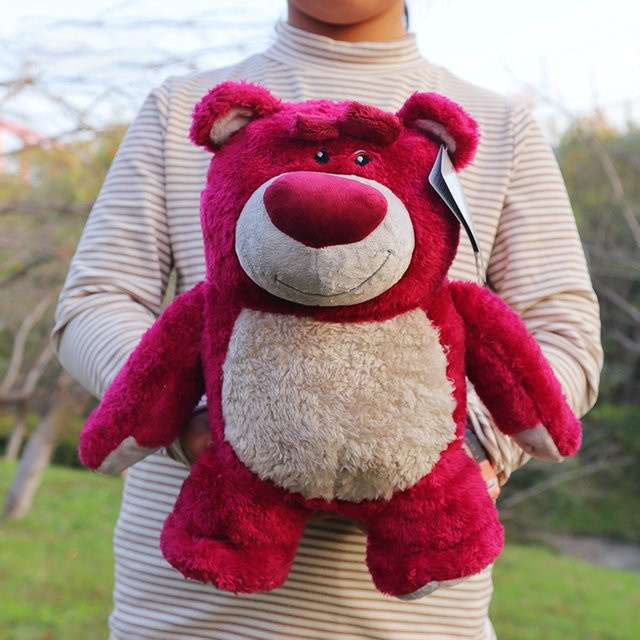 Bandai Toy Story 3 Kawaii Erdbeer-Lotso-Bär, Stofftier, Rosa / Pink - Bild 1
