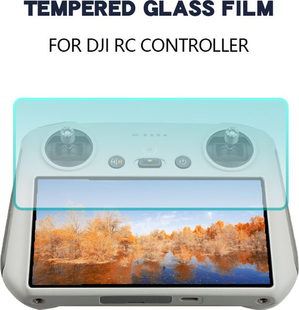 DJI Schutzfolie aus HD Glas für Mini 3, Mini 3 Pro, Mini 4 Pro sowie RC und RC 2 Fernbedienungen, transparent - Bild 1