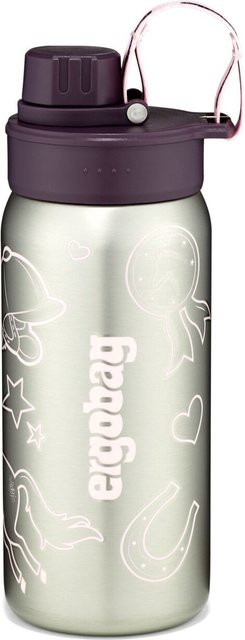 ergobag Trinkflasche aus Edelstahl Lila 500ml - Bild 1