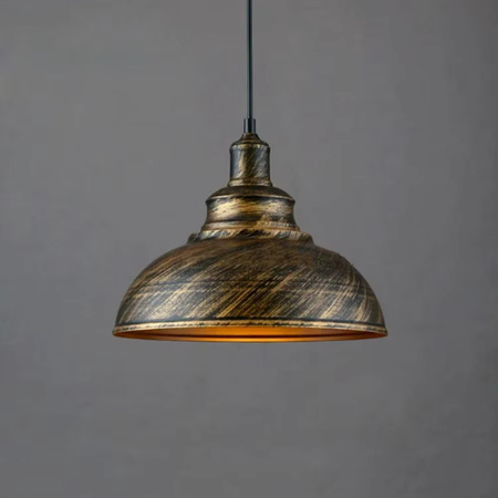 JOYINLED Retro Industrie Pendelleuchte in Bronze aus Metall für Küche, Schlafzimmer und Wohnzimmer