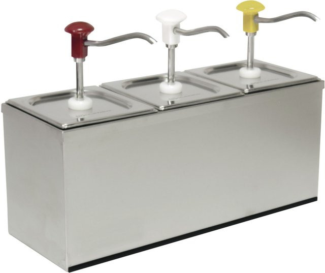 Schneider Druckknopf Dosierspender aus Edelstahl in Silber, Volumen: 3000 ml, B/T/H: 18 x 50 x 34 cm - Bild 1