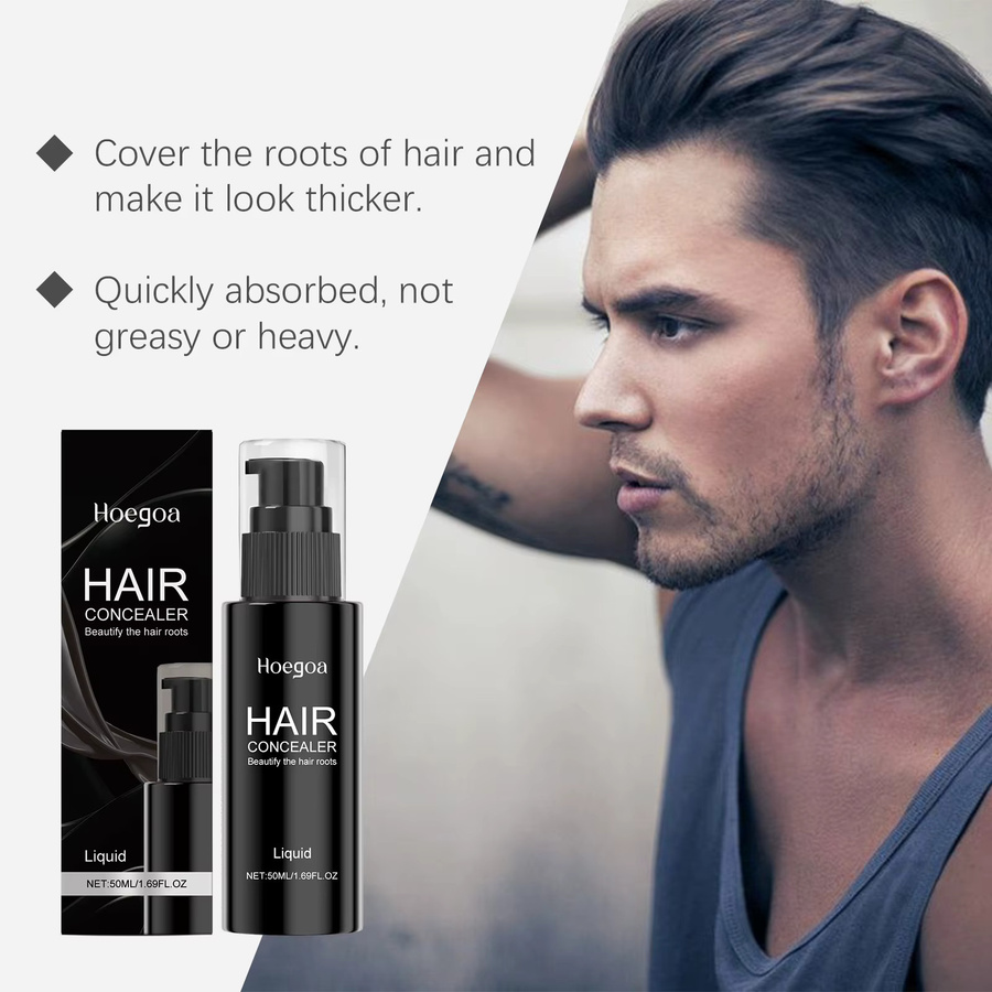 HOEGOA Haar-Concealer, braun, feines Haar, Unisex - Bild 5