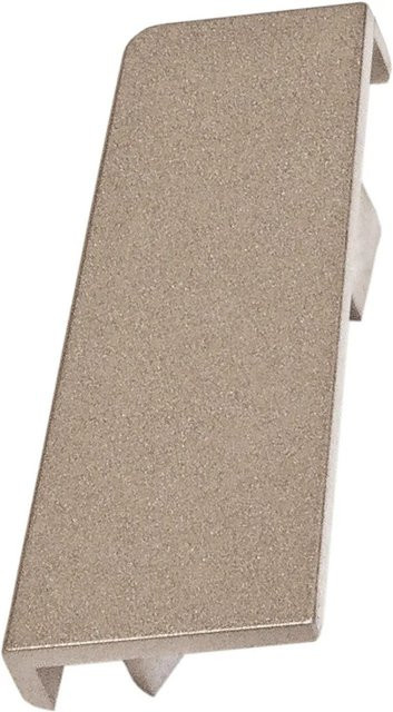 Kaindl Endstück aus Kunststoff in Silber, 2 Stück - Bild 1