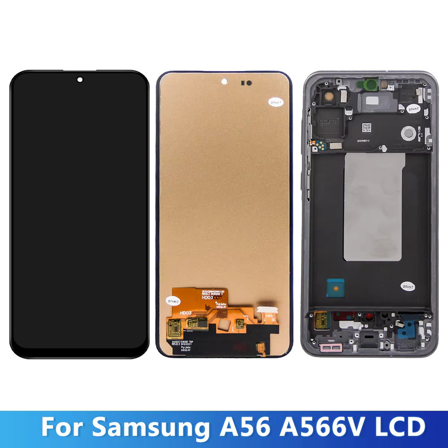 Samsung A56 5G TFT LCD Display mit Touchscreen Digitizer Montage Ersatzteil in Schwarz für SM-A566V, SM-A566B, SM-A566E - Bild 4