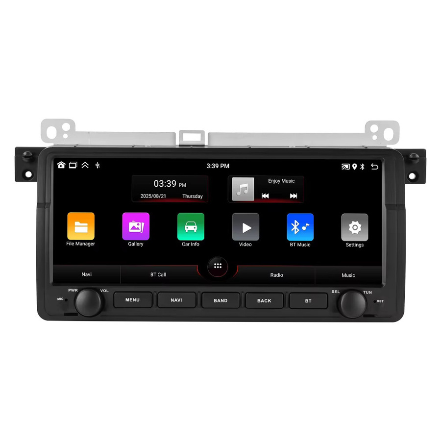 MEKEDE Android 15 Autoradio mit Carplay, DSP und GPS für BMW E46 M3 und Rover 75 Coupe in Schwarz - Bild 6