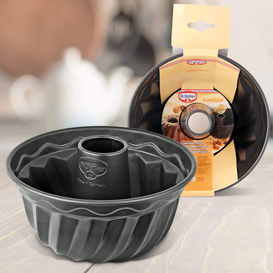 Dr. Oetker Gugelhupfform Tradition, rund, Schwarz, Durchmesser: 18 cm - Bild 2