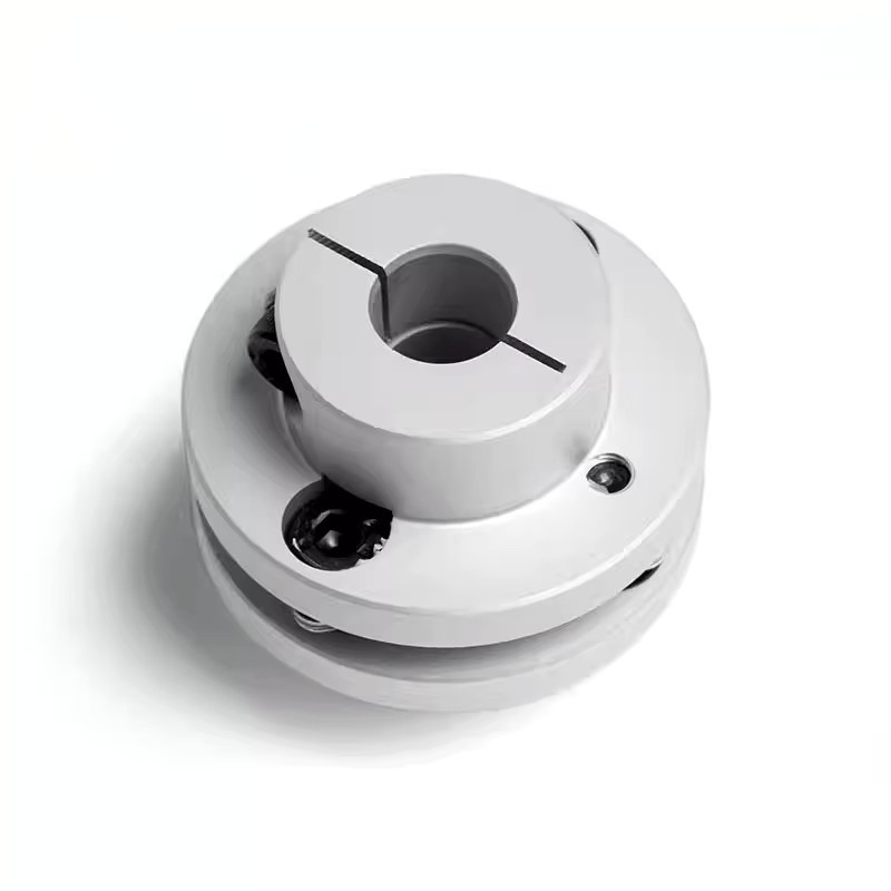 Aluminium Flanschkupplung D82-L68 LK3-C82 Einzelmembran-Koppler für Steppermotoren in Silber - Bild 2