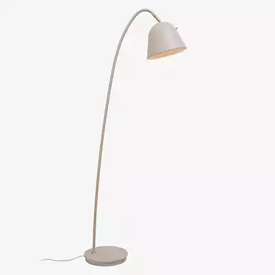 Nordlux Fleur Stehleuchte in Weiß aus Metall im modernen Dome-Design