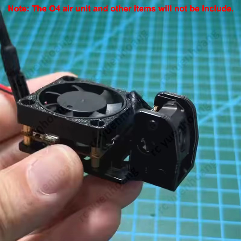 DJI O4 Lite Air Unit Schnellverschluss-Kühlhalterung in Schwarz für RC-Drohnen und Flugzeuge - Bild 3