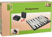 VEDES Backgammon Würfelspiel aus Kunstleder ab 6 Jahren - Bild 1