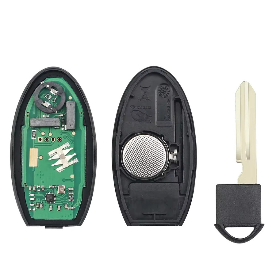 KEYYOU Smart Remote Autoschlüssel für Nissan Qashqai J11, X-Trail T32 und Pulsar C13, 433,92 MHz, 4A Chip, Schwarz - Bild 3