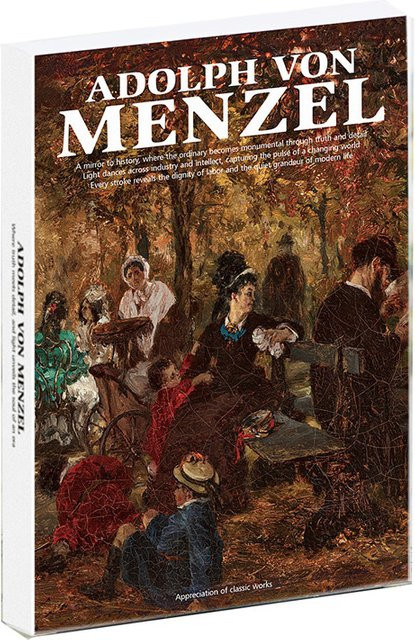 30 Stück Postkarten im Stil von Adolph von Menzel Ölgemälde, bunte Kunstkarten für DIY Journal und Dekoration - Bild 1