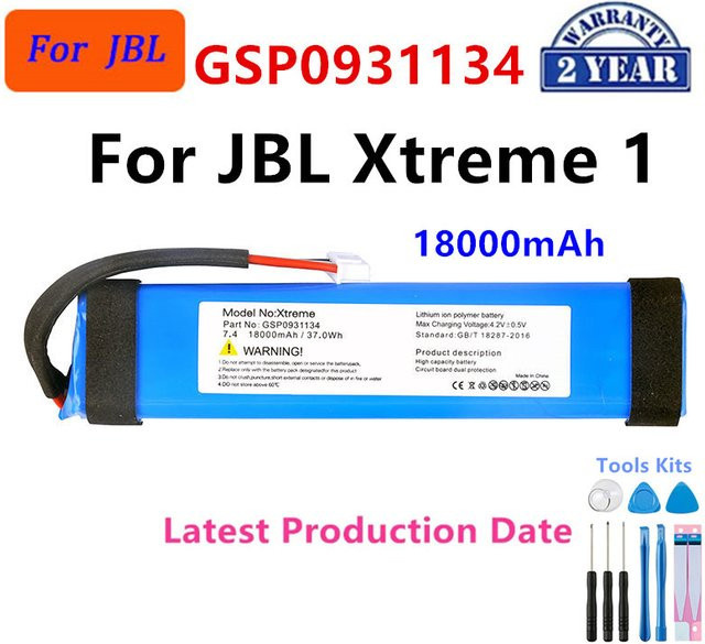 JBL Ersatzakku für Xtreme 1 Bluetooth Lautsprecher, 18000mAh, Blau - Bild 1