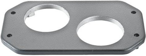 HARTING Montagedeckel 19400489883 aus Aluminium in Grau - Bild 1