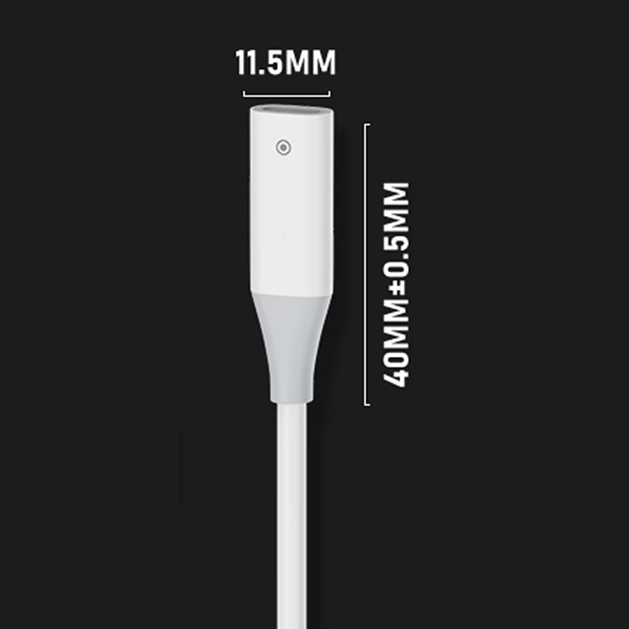 Apple Stylus-Ladekabel USB-A auf USB-C Verlängerung für Apple Pencil 1. Generation, Weiß - Bild 3