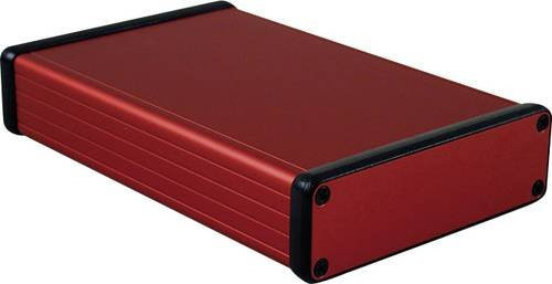 Hammond Electronics Profil-Gehäuse 1455L1601RD Aluminium Rot B/T/H: 160 x 103 x 30,5 mm - Bild 1