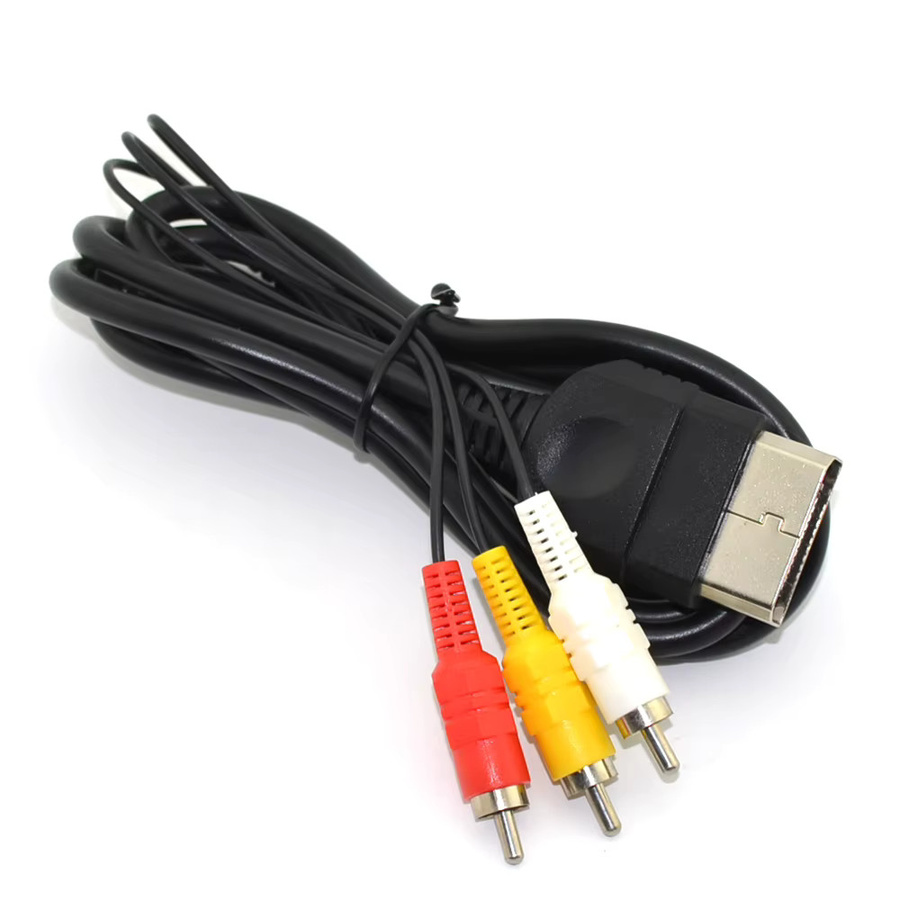 Xbox AV-Linie RCA Composite Audio Video Kabel in Schwarz und Multicolour von xunbeifang - Bild 2