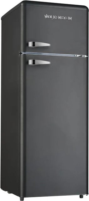 Wolkenstein Retro Kühl-Gefrierkombination GK212.4RT B Schwarz, B/H/T: 54,5 x 145,6 x 62,6 cm - Bild 1